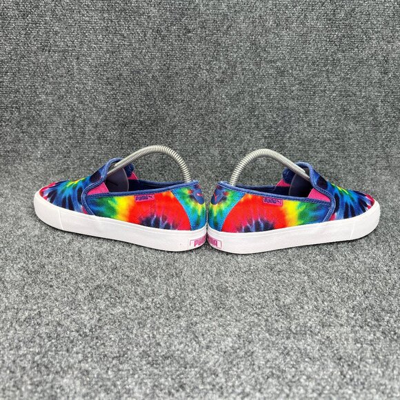 Puma Tie Dye Sneakers Women's Size 7.5 Colorful Slip On Comfort Athletic Shoes - Picture 6 of 13